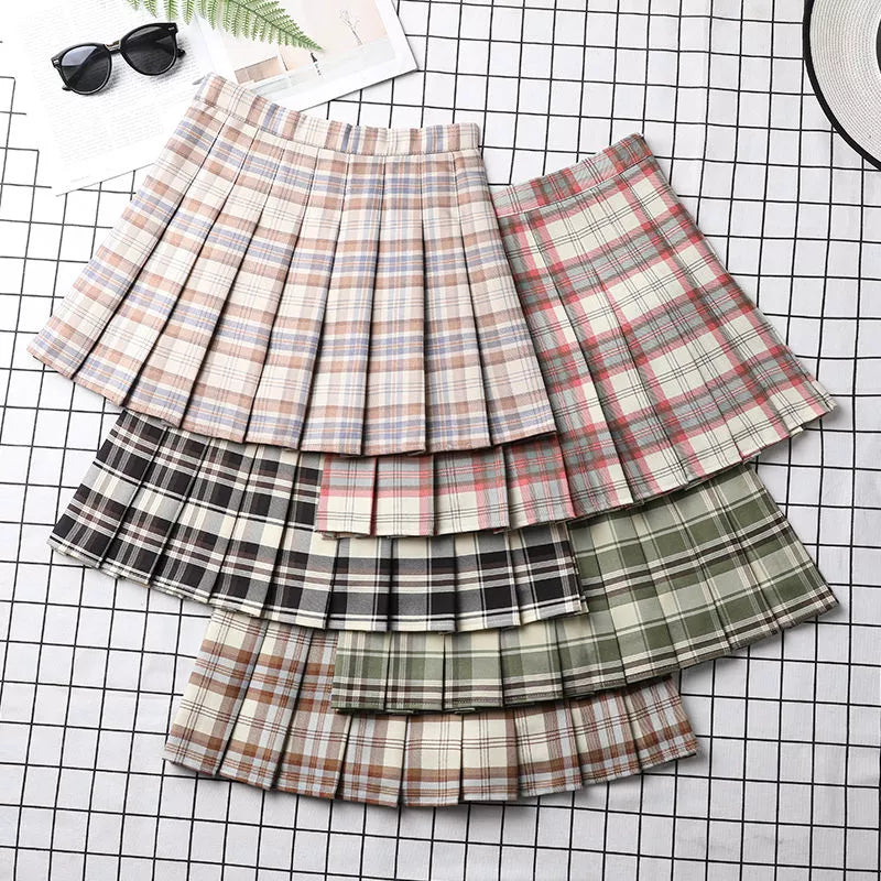 Pleated Skirt Summer Women's Clothing 2022 Spring Fashion Korean  Preppy Style School Girl Uniform Harajuku A-line Mini Skirts