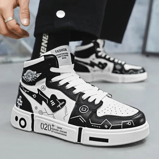 Men's Shoes 2023 New High Top Casual Board Shoes Student Fashion Couple Shoes Running Luxury Designer Sneakers Men Free Shipping