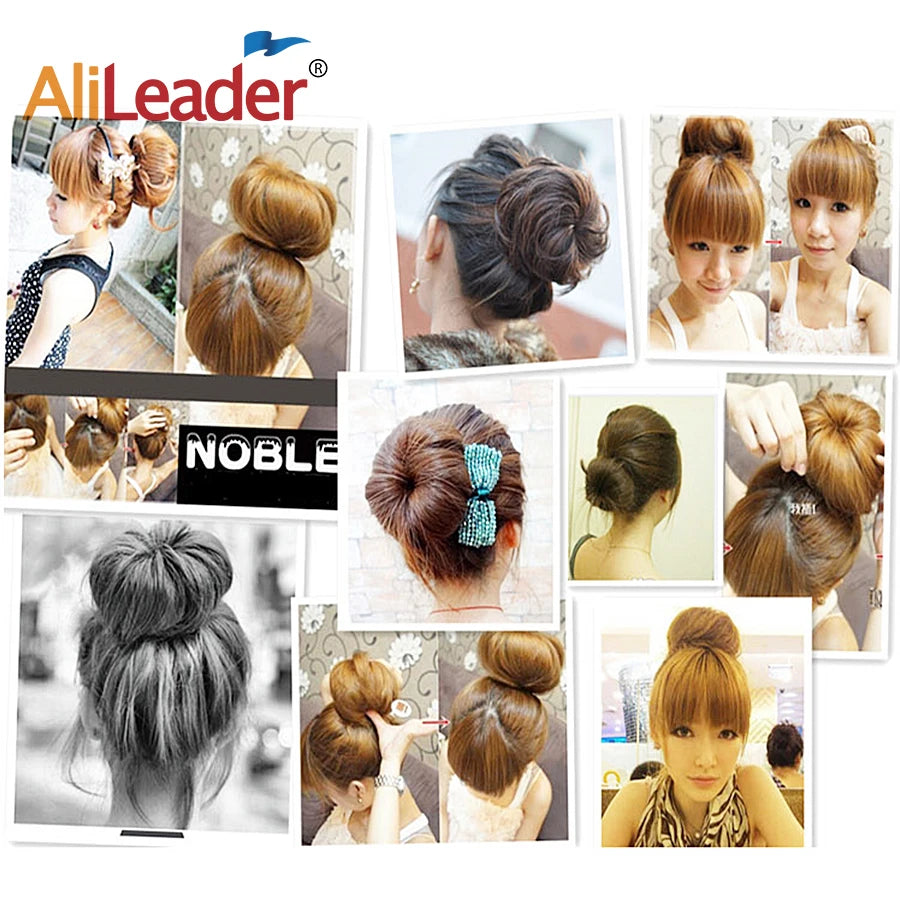 Alileader Hot Fashion Magic Hair Bun Maker Hair Accessories Chignon Donut Bagel For Hair Tools Hairpin Hair Rollers For Women