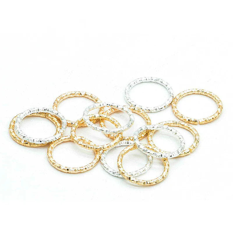 50-200 Pcs Gold/Silver  Hair Braid Dreadlock Beads Cuffs Rings Tube Accessories Hoop Circle Approx 8-18mm Inner Hole Hair Rings