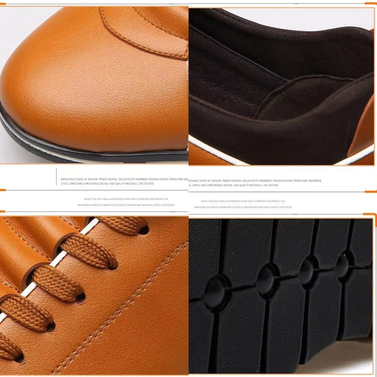 Leather Casual Shoes for Men Breathable Business Shoes Male Sneakers British Dress Shoe Flat Working Footwear Plus Size 48 Tenis