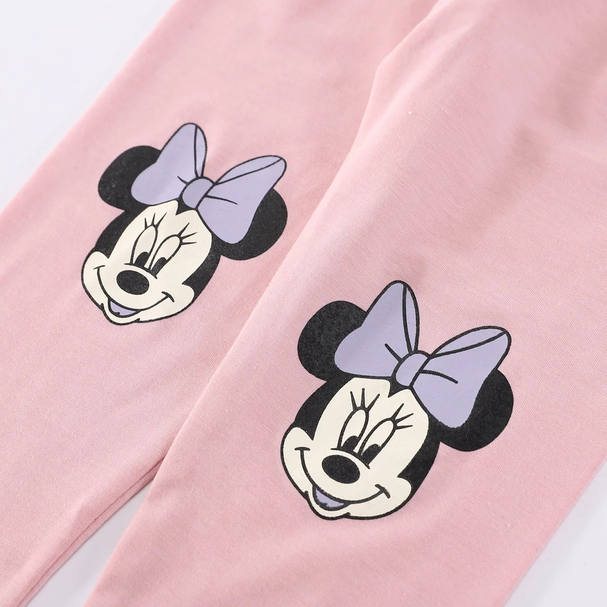 Spring Little Girl Minnie Mouse Princess Hoodie Set Fall Girls Toddler Cute Disney Casual Dress Kids Long Sleeve Printed Clothes