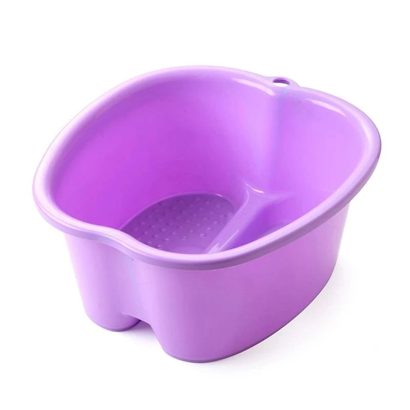 Plastic Large Foot Bath Spa Tub Basin Bucket for Soaking Feet Detox Pedicure Massage Portable 3 Colors