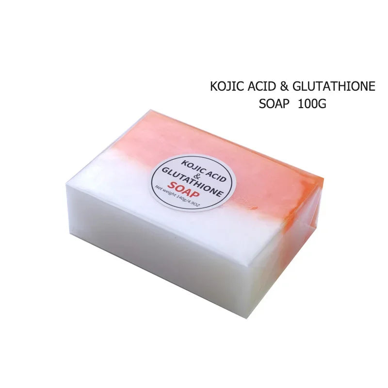 Kojic Acid Soap 3pcs Pack  Dark Black Skin Lightening Soap Hand Made Glutathione Soap Skin Bleaching & Brightening