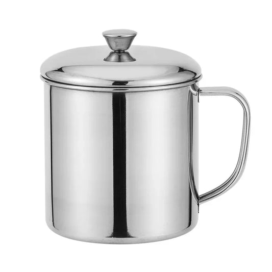 304 Stainless Steel Coffee Tea Cups Mug Single Wall Air Beer Cup Insulated Beverage Coffee Mug water bottle kettle cover handle