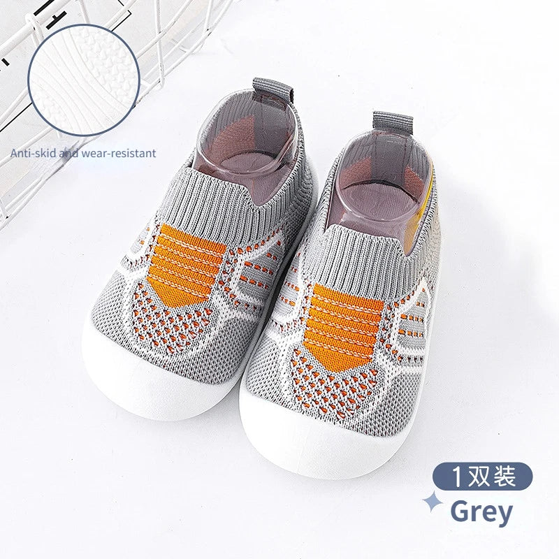 Summer Breathable Mesh Baby Shoes Newborn Toddler Shoes Baby Girl Baby Socks Shoes Soft Bottom Non-slip Baby Boy Shoes 0-5 Years