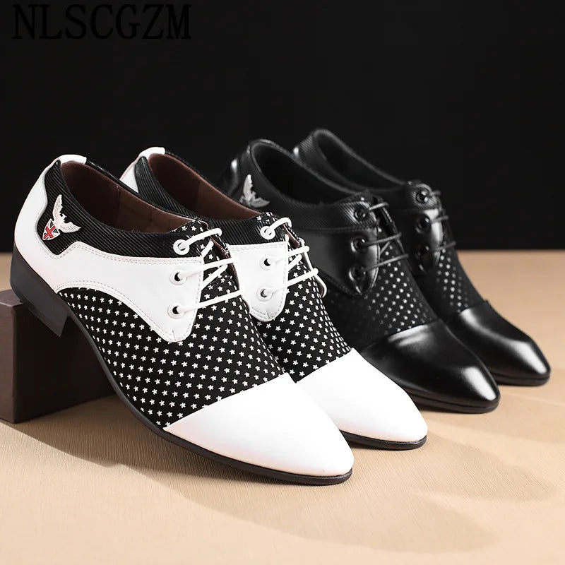 Leather Shoes for Men Italiano Wedding Dress Oxford Shoes for Men Office 2024 Formal Shoes for Men Business Suit Chaussure Homme