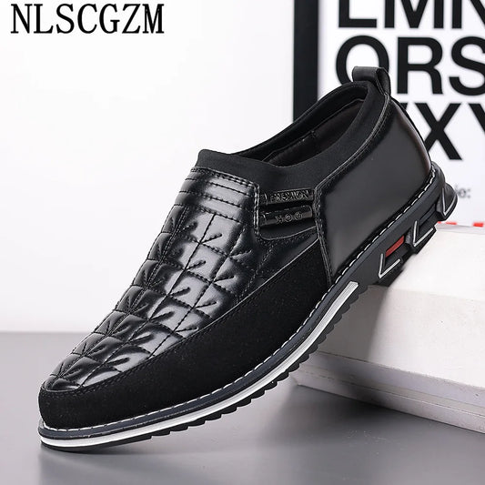 Loafers Luxury Men Italiano Leather Casual Shoes Slip on Shoes Men Fashion Shoes Men Casuales Office 2024 Luxury Brand кросовки