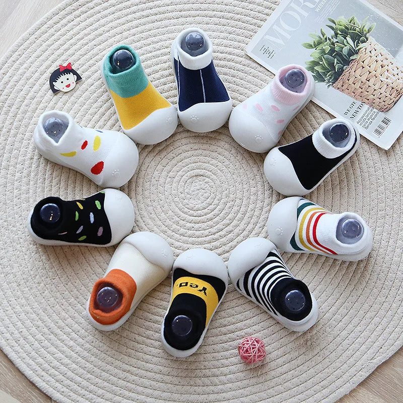 Baby Socks Shoes Newborn Summer Baby Boys Shoes Soft Rubber Sneakers Cute Colors Baby Toddler Girls First Step Walker Shoes