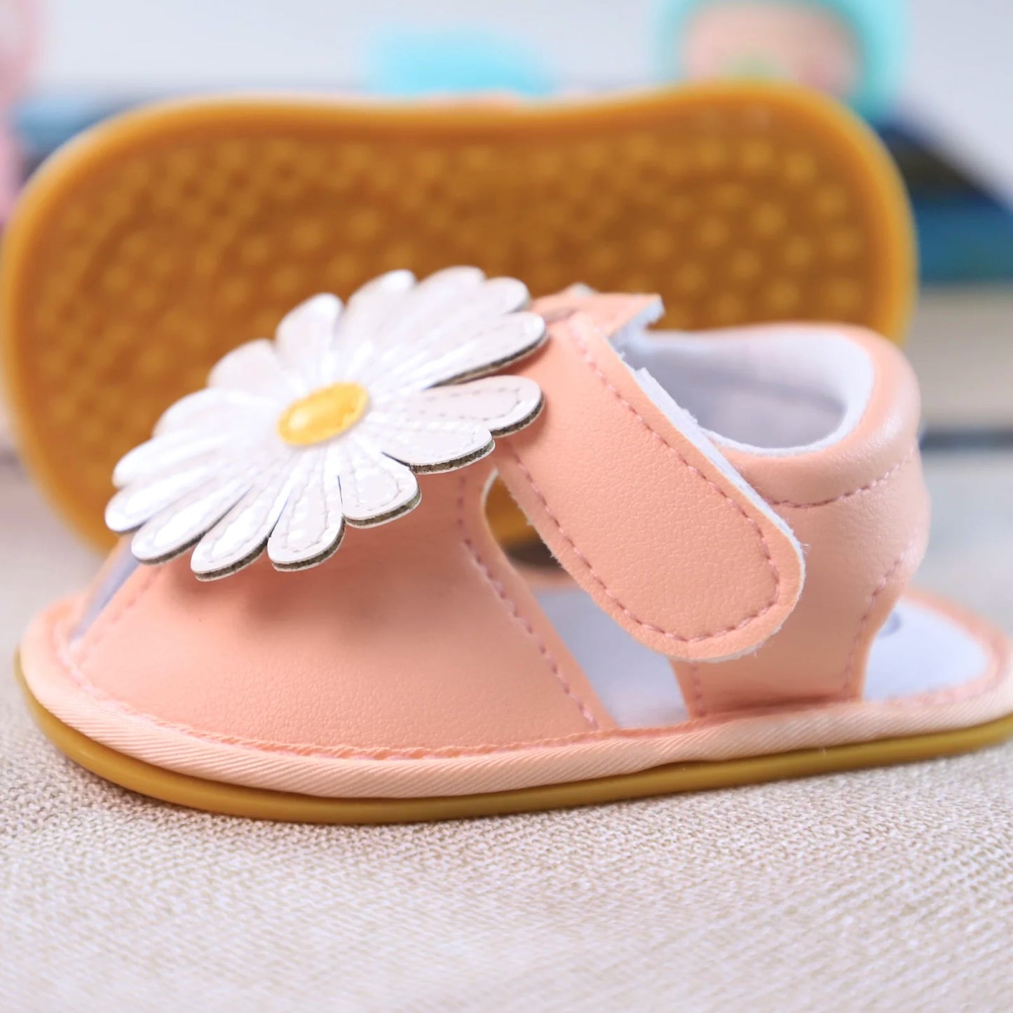 Baby Toddler Shoes Baby First Pair Pre-Step Shoes Fashion Flower Summer Sandals