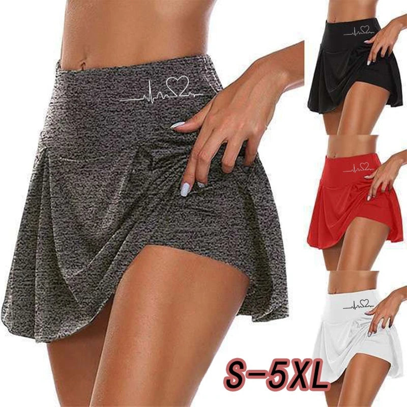 Bikinis Secret Women Skrits Summer Above Knee Double-Layer Sports Shorts Dress Quick Drying Yoga Sports Leggings Fitness Shorts