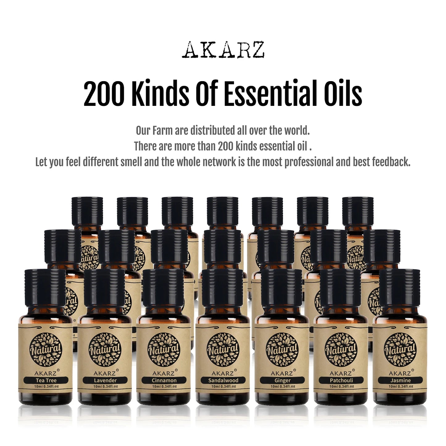 AKARZ Mandarin Essential Oil Natural Aromatherapy Eliminate Anxiety Skin Lubrication Eliminate Anxiety Mandarin Oil