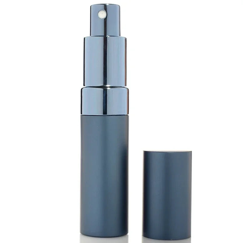 1pc 15ml Top Quality Refillable Glass Perfume Bottle Metal Atomizer Spray Travel Aluminum Empty Parfume Bottles