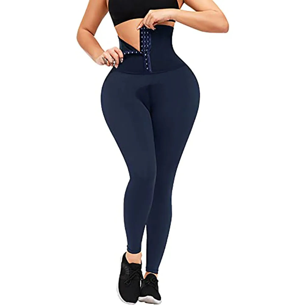 High Waist Elastic Breast Lift Hip Tight Body Fitness Leisure Yoga Pants Leggings Capris