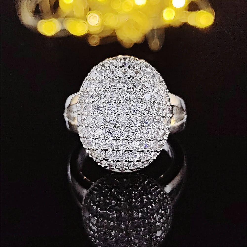 ARRIVAL silver color designer Rings  Two Gifts 88 CZ Wedding Engagement  For Women Brand Wholesale Sepcial Unique R103