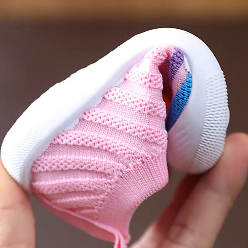 Baby First Walkers Infant Knitted Shoes Toddler Girls Soft Sole Indoor Outdoor Casual Shoes for Boy 1 year Zapatos Spring Autumn